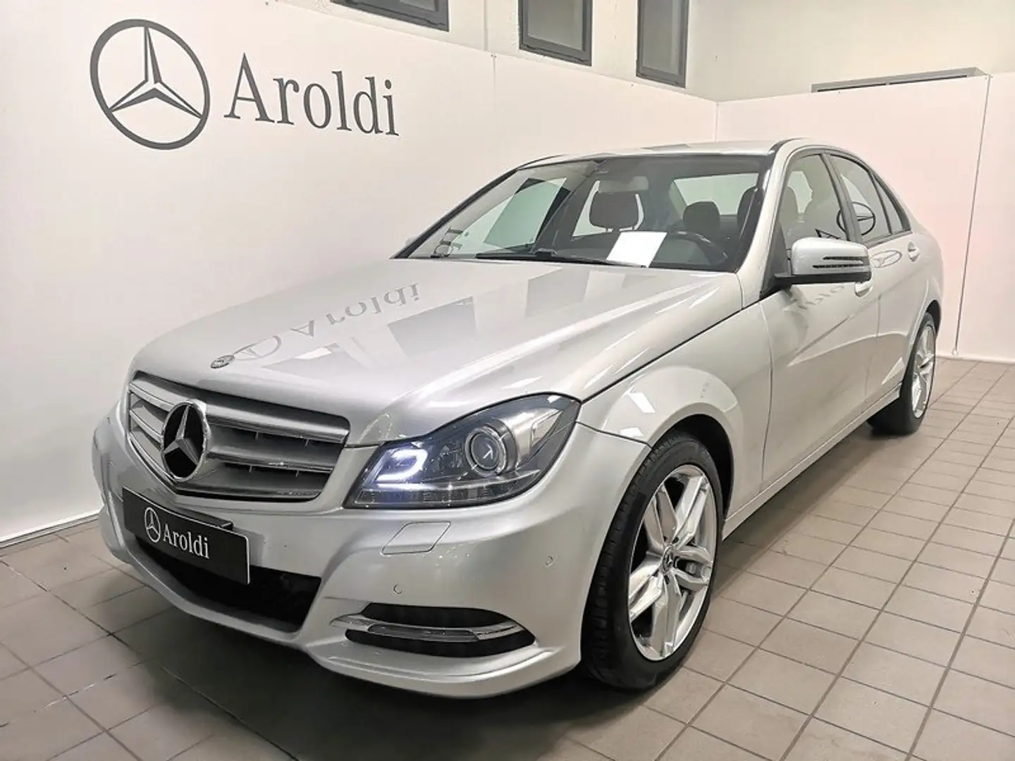 Mercedes-Benz C 220 CDI AUTO 7G-TRONIC+FARI XENON+NAVI+GARANZIA Zilver - 1