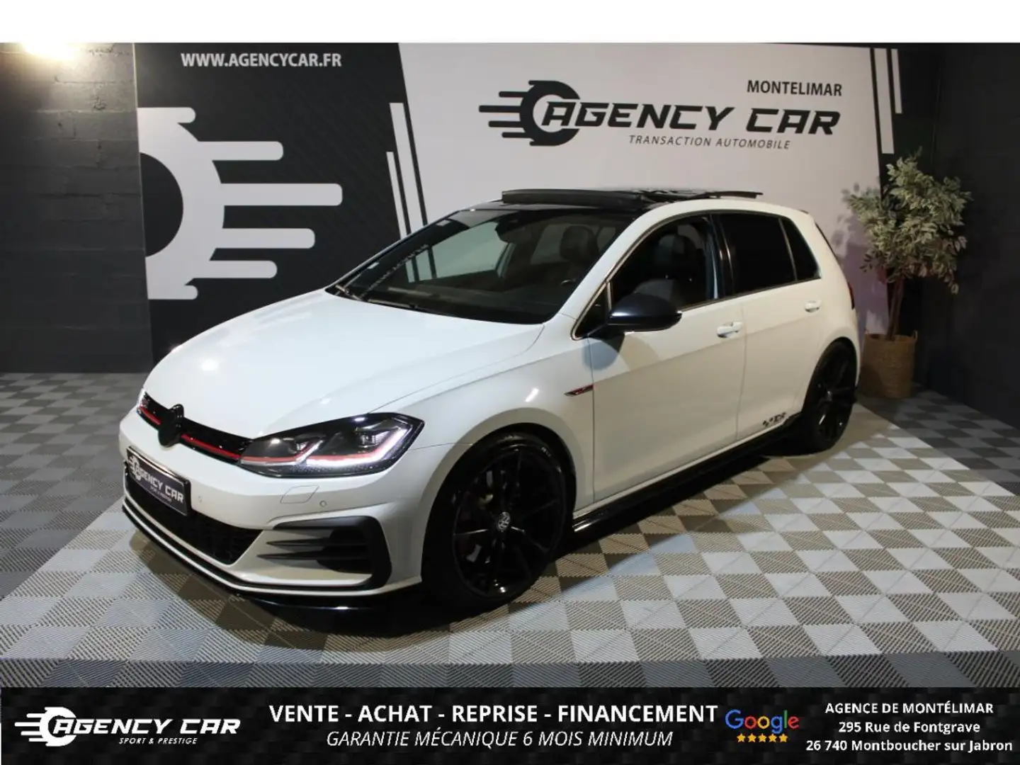 Volkswagen Golf GTI TCR 290ch DSG7 - Toit Ouvrant - Ligne Akrapovic Blanc - 1