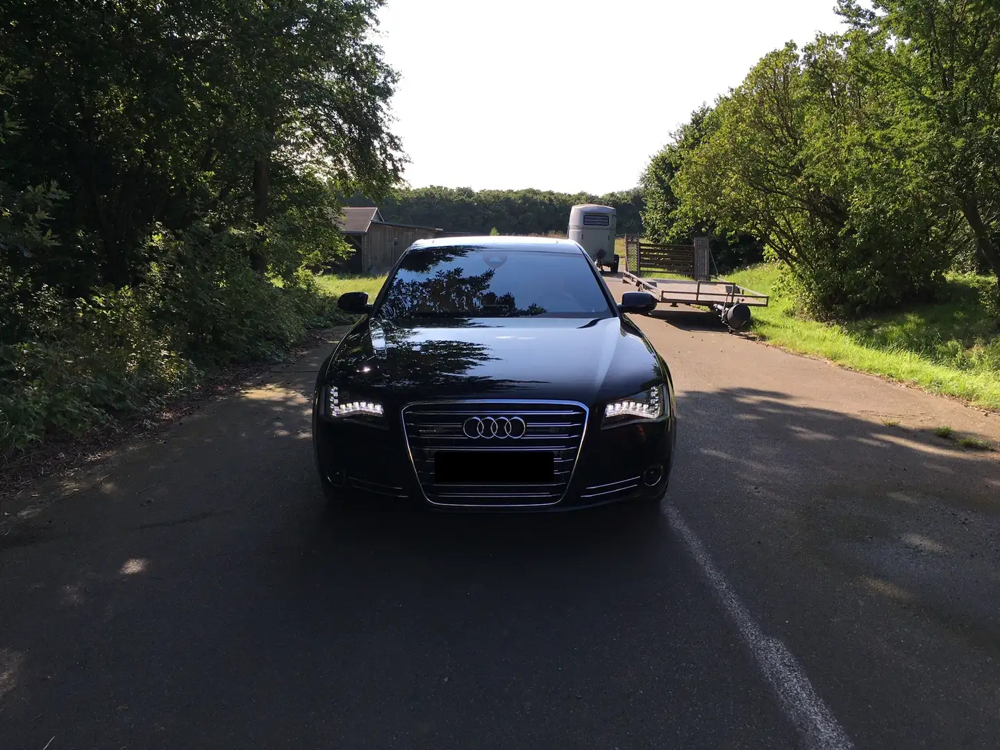 Audi A8 4.2 TDI V8 LED B&O AHK Dynamiklenkung Standheizung Noir - 2
