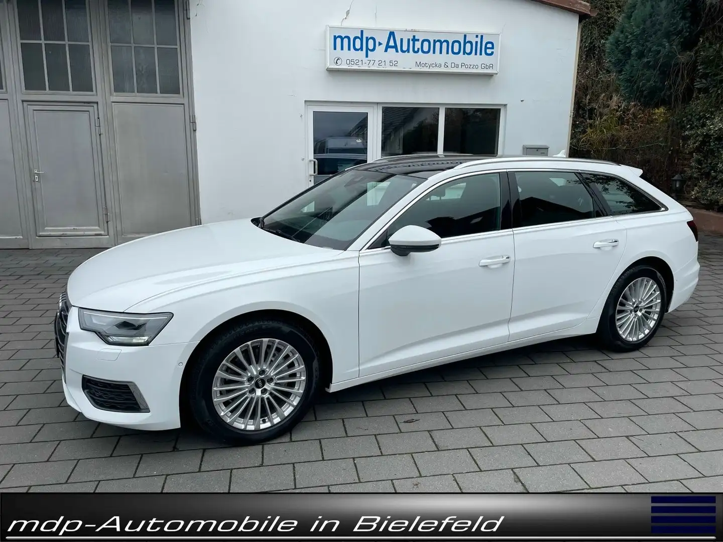 Audi A6 AV40 TDI S-TR*ALCANTARA/LEDER*PANO*AHK*18"* Weiß - 2