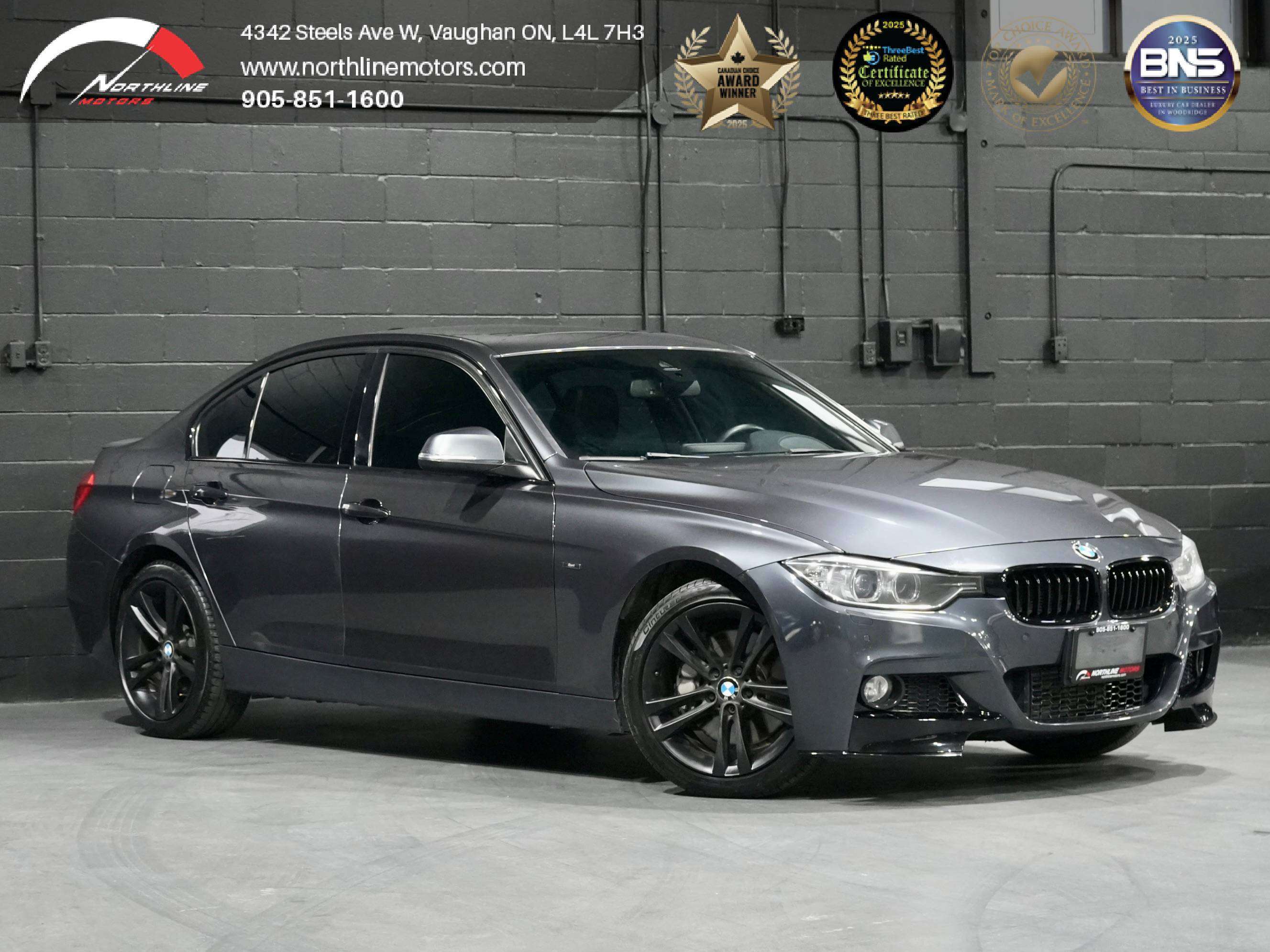 Gray 2013 BMW 3 Series Sedan All-Wheel Drive Automatic