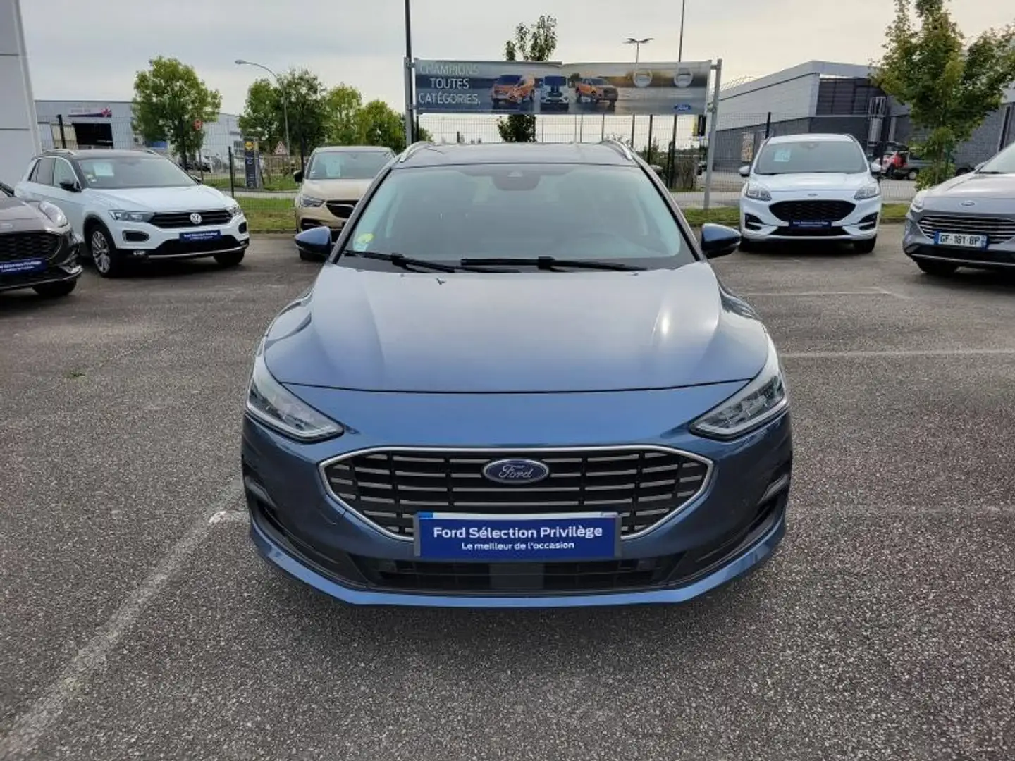 Ford Focus 1.5 EcoBlue 120ch Titanium X Business BVA8 Bleu - 1
