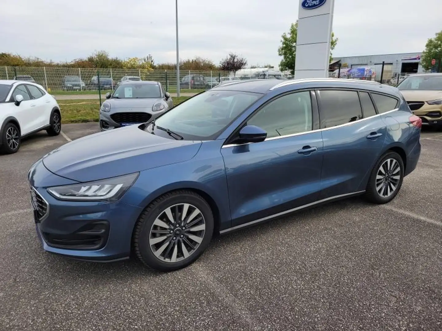 Ford Focus 1.5 EcoBlue 120ch Titanium X Business BVA8 Bleu - 2