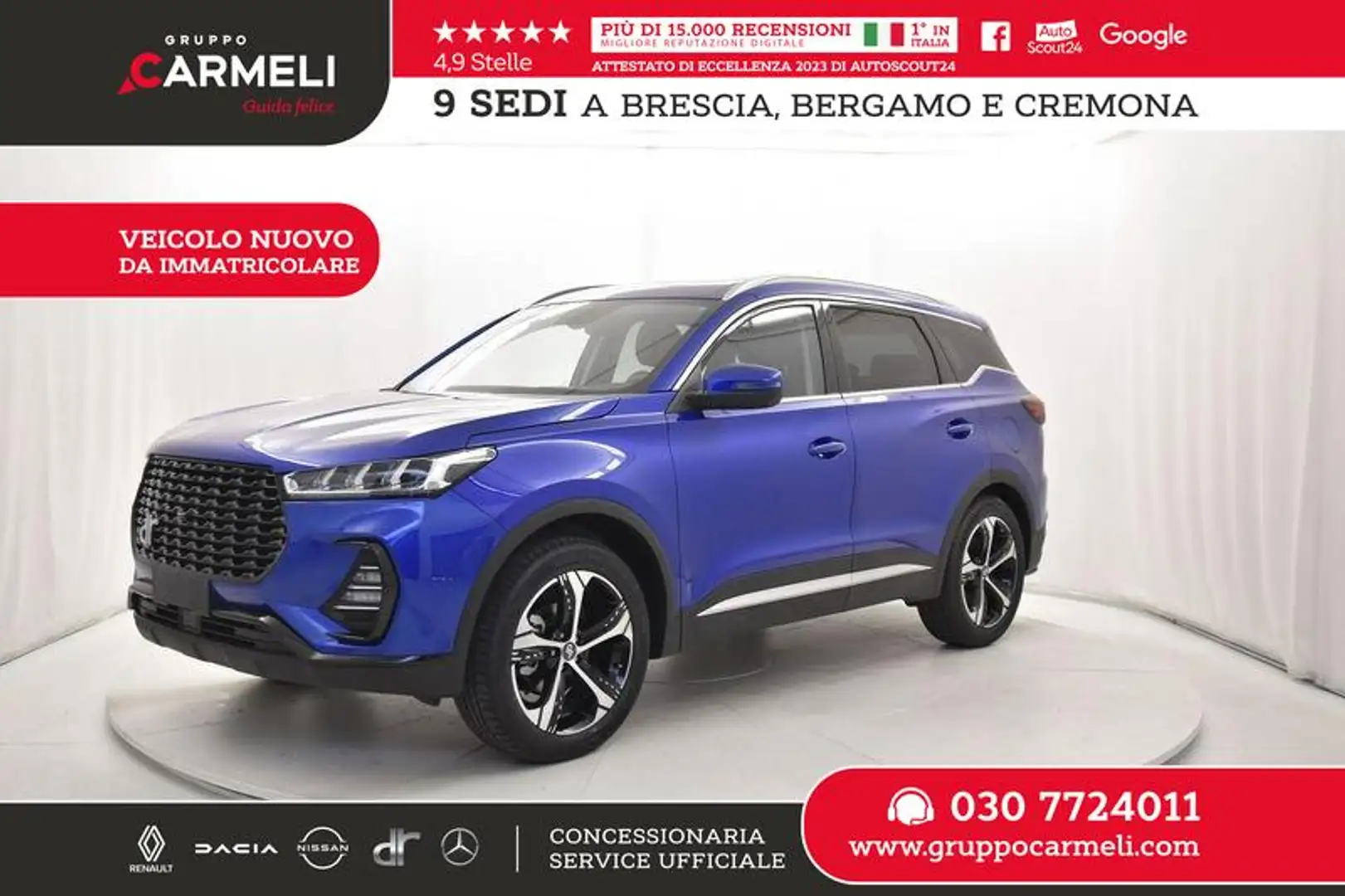 DR Automobiles DR6 1.5 turbo Gpl cvt - PROMO FIN. Blu/Azzurro - 1