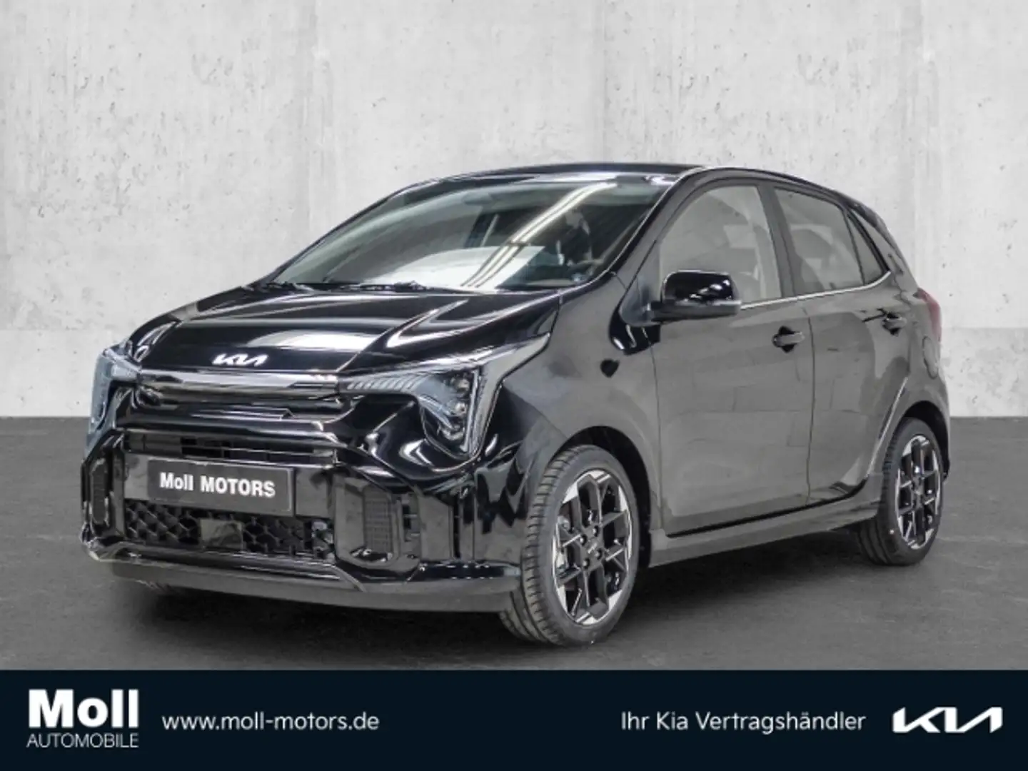 Kia Picanto GT-Line 1.2 Navi SHZ Klima Totwinkel RFK PDC Noir - 1
