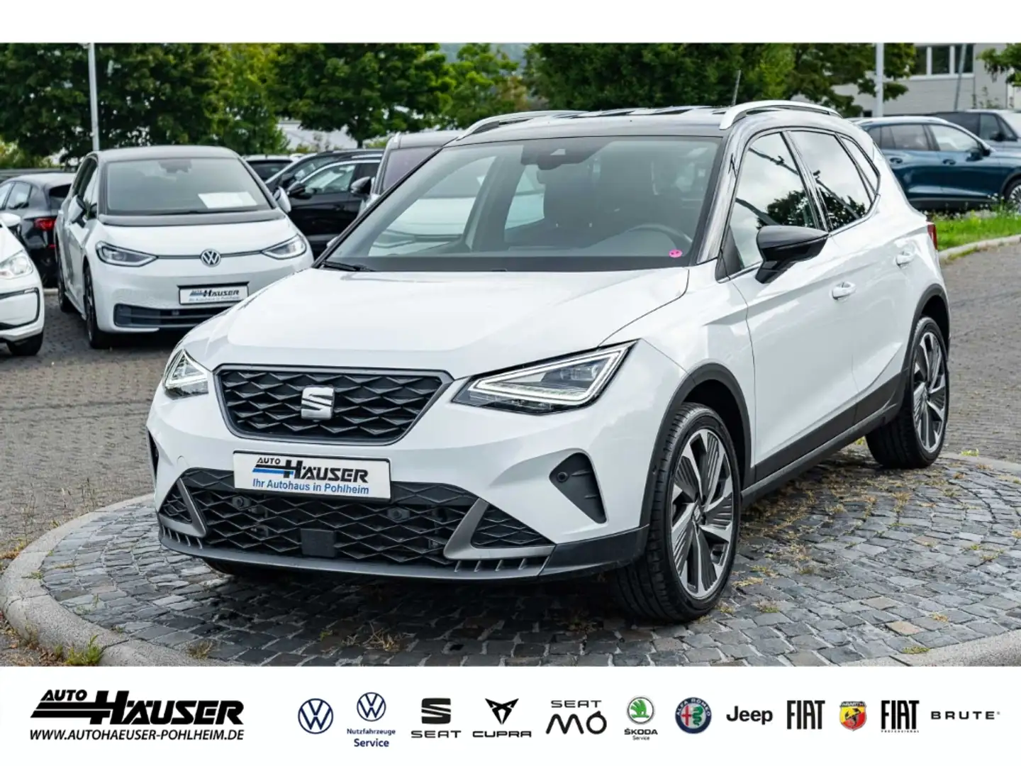 SEAT Arona FR 1.5 TSI DSG AHK NAVI KAMERA PARK TEMPOMAT LED F Weiß - 1