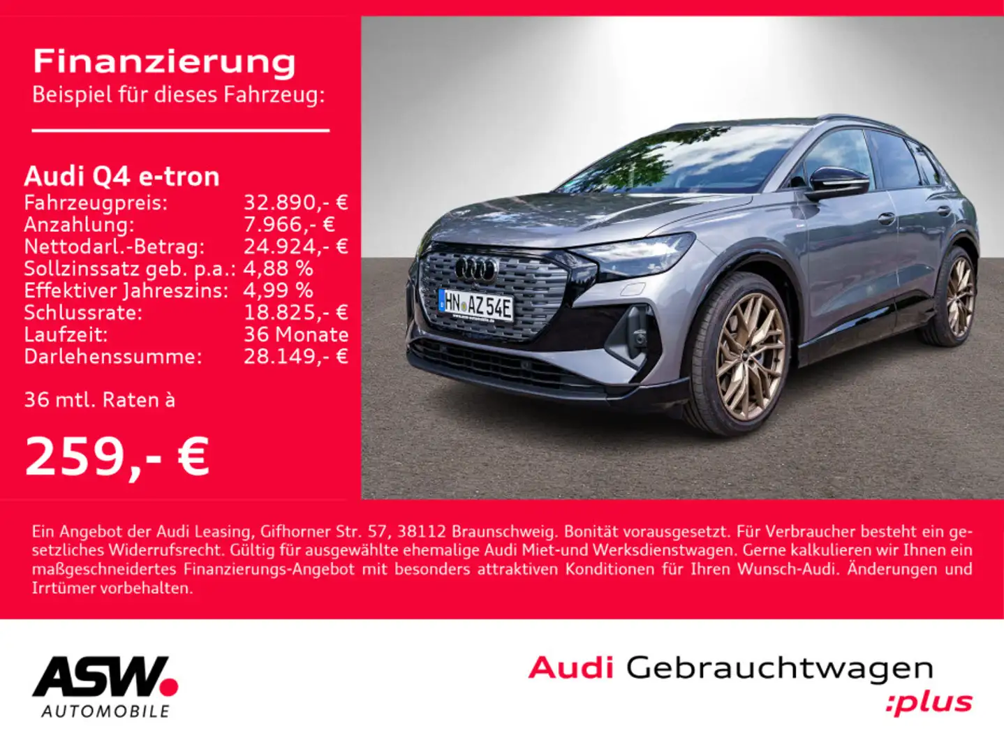 Audi e-tron 40 S line Navi HeadUp Klima Sonos SHZ Grau - 1
