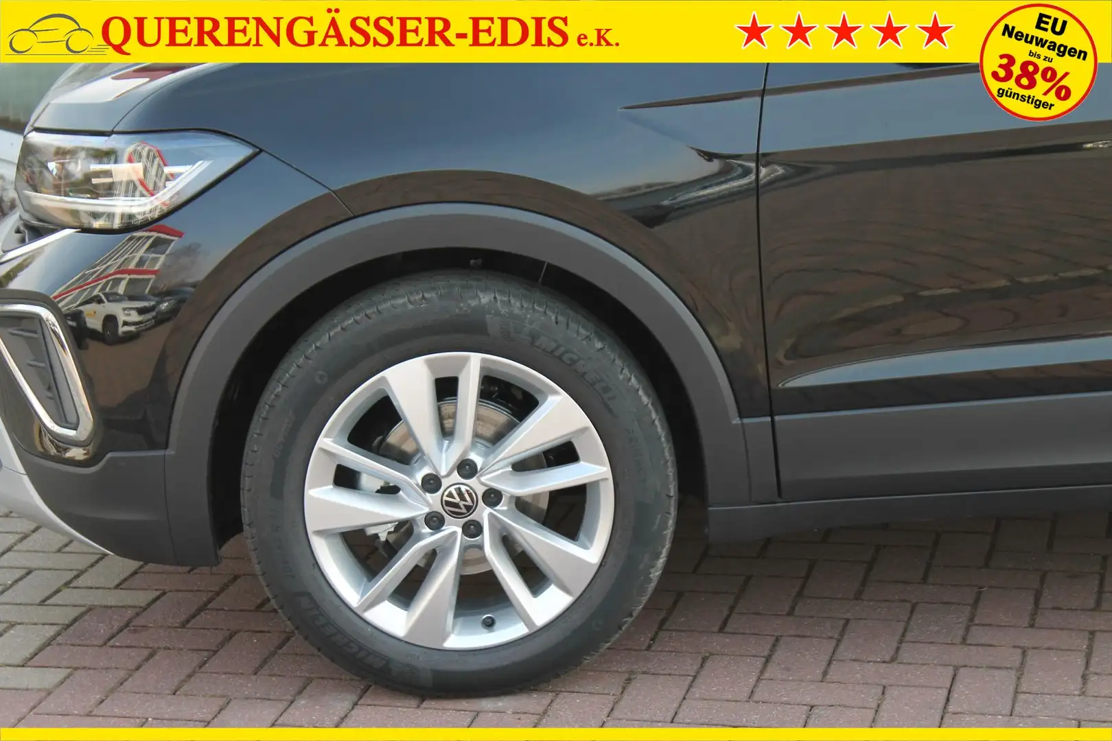 Volkswagen T-Cross 1.0TSI DSG "Advanced" *Matrix*17"ALU*Kessy*SHZ*... Schwarz - 2