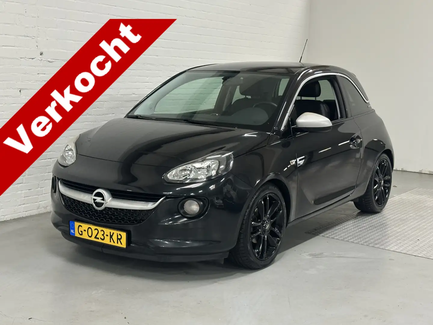 Opel Adam 1.2 Glam CLIMA / CRUISE / LEER / LMV Schwarz - 1