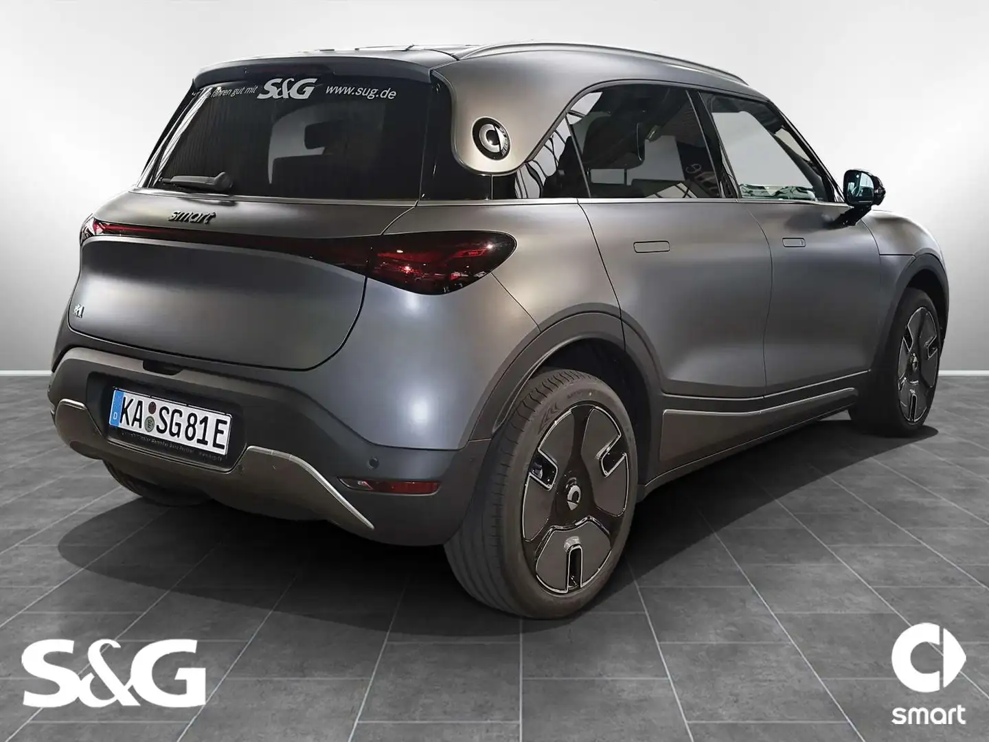 smart #1 PREMIUM 22KW+DAB+LED+360°+Navi+Head-UP+Fahras Grau - 2