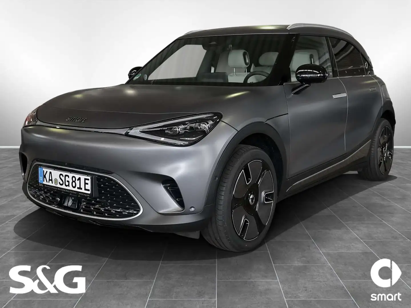 smart #1 PREMIUM 22KW+DAB+LED+360°+Navi+Head-UP+Fahras Grau - 1