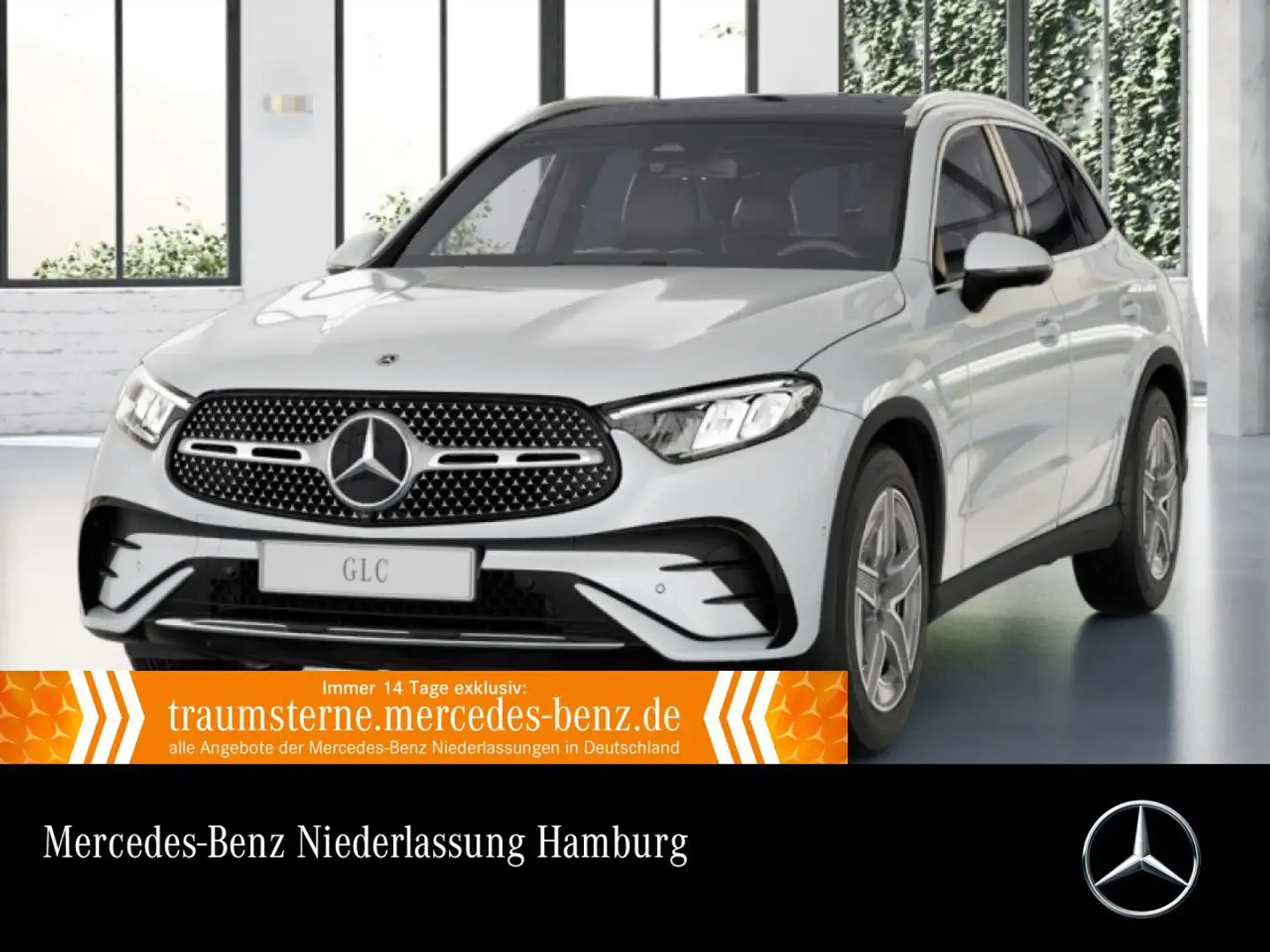 Mercedes-Benz GLC 220 d 4M AMG+PANO+360+AHK+LED+TOTW+KEYLESS+9G Weiß - 1