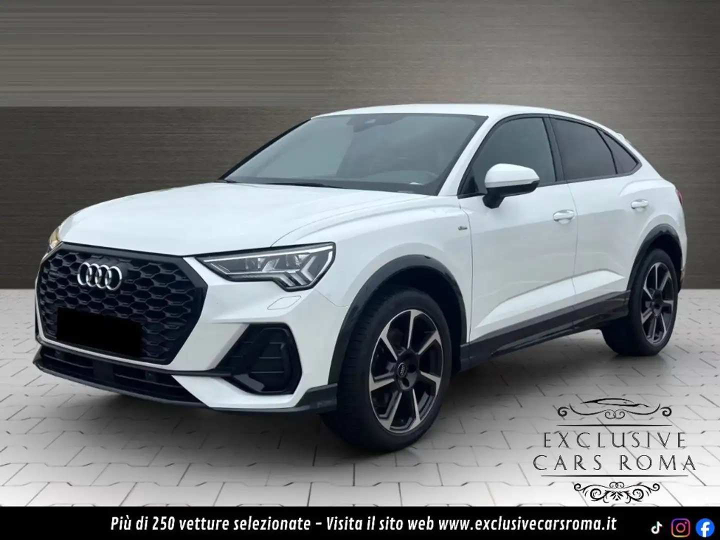 Audi Q3 SPB 40 TDI Quattro S tronic S line Sline Blanc - 1