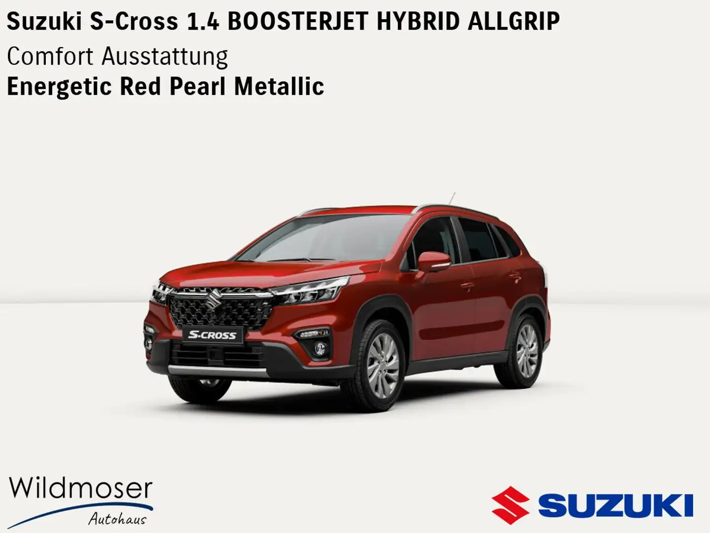 Suzuki SX4 S-Cross ❤️ 1.4 BOOSTERJET HYBRID ALLGRIP ⏱ 2 Monate Liefer Rot - 1