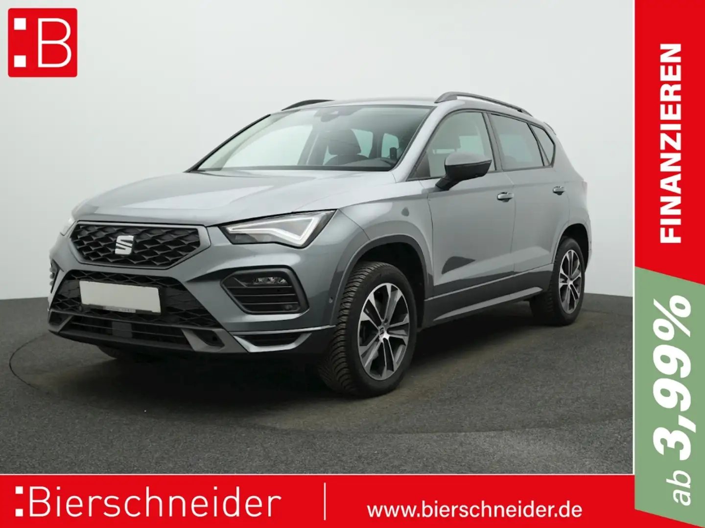 SEAT Ateca 2.0 TDI DSG FR AHK NAVI LED KAMERA ACC ALU Grau - 1