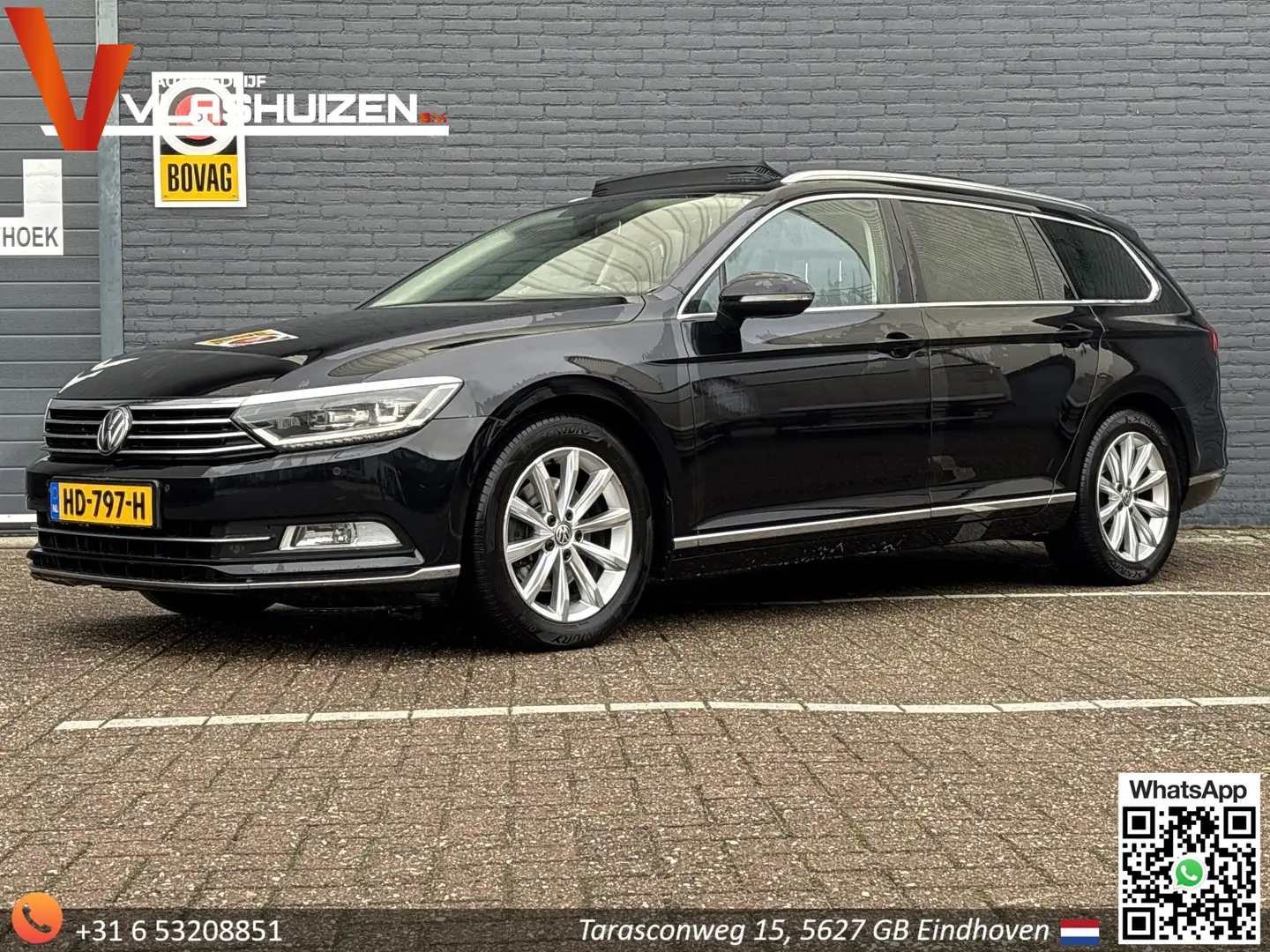 Volkswagen Passat Variant 1.6 TDI Highline | Virtual Cockpit | Pano | Keyles Zwart - 1