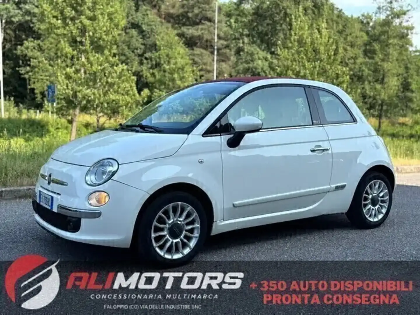 Fiat 500 C 1.2 Lounge*Neopatentati*Solo 75000km* Blanc - 1