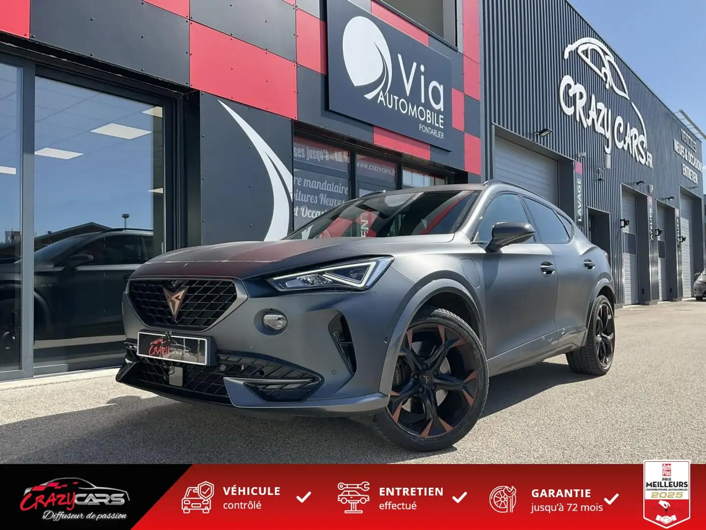 CUPRA Formentor VZ  e-Hybrid 245 DSG 6  - CAM 360 - PACK HIVER Gris - 1
