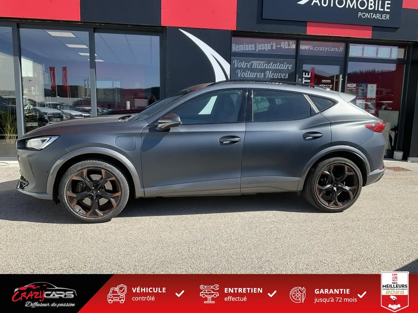 CUPRA Formentor VZ  e-Hybrid 245 DSG 6  - CAM 360 - PACK HIVER Gris - 2