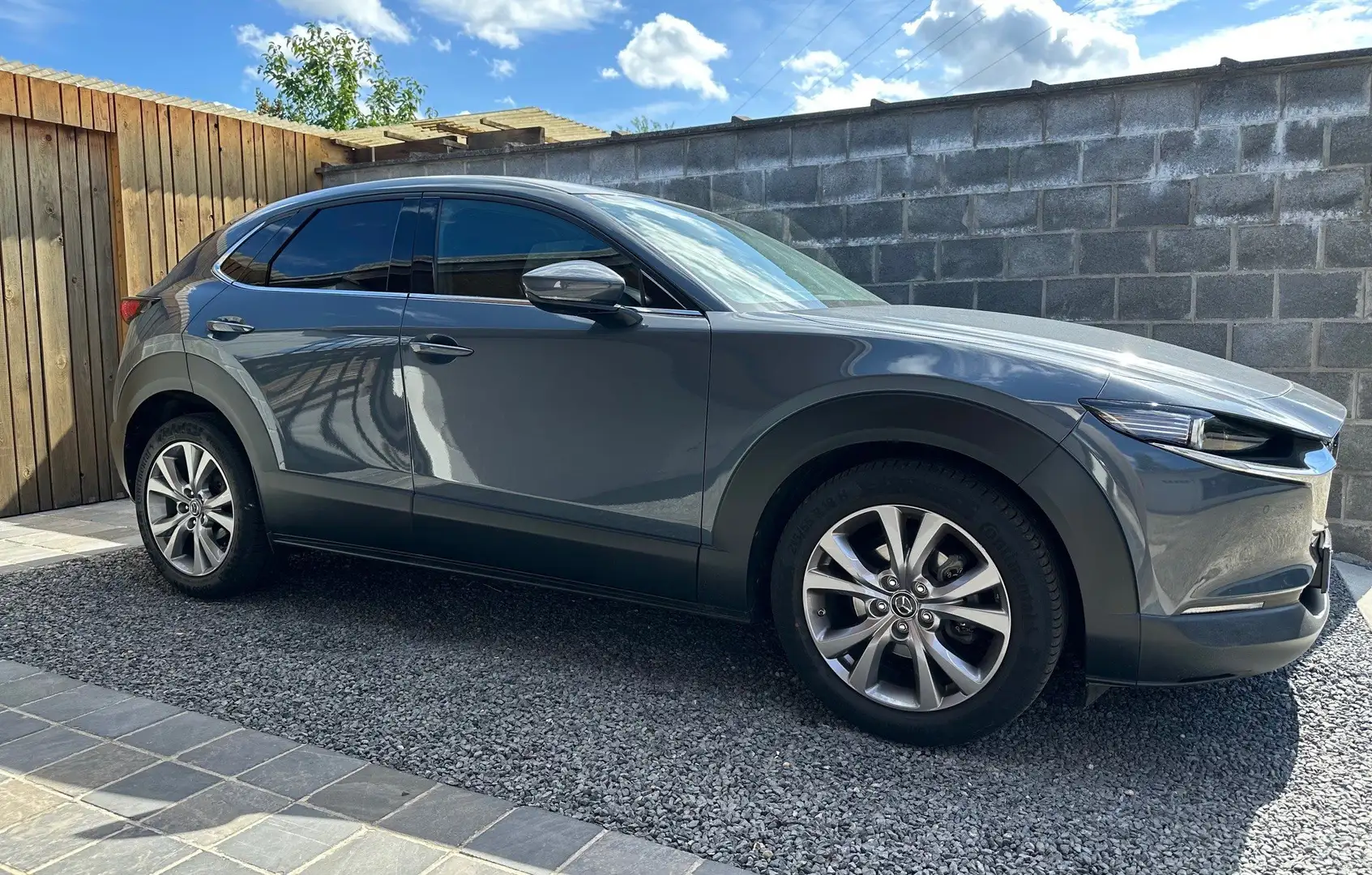 Mazda CX-30 2.0 SKYACTIV-G Keyless Led Navi Leder Full Full Blauw - 1