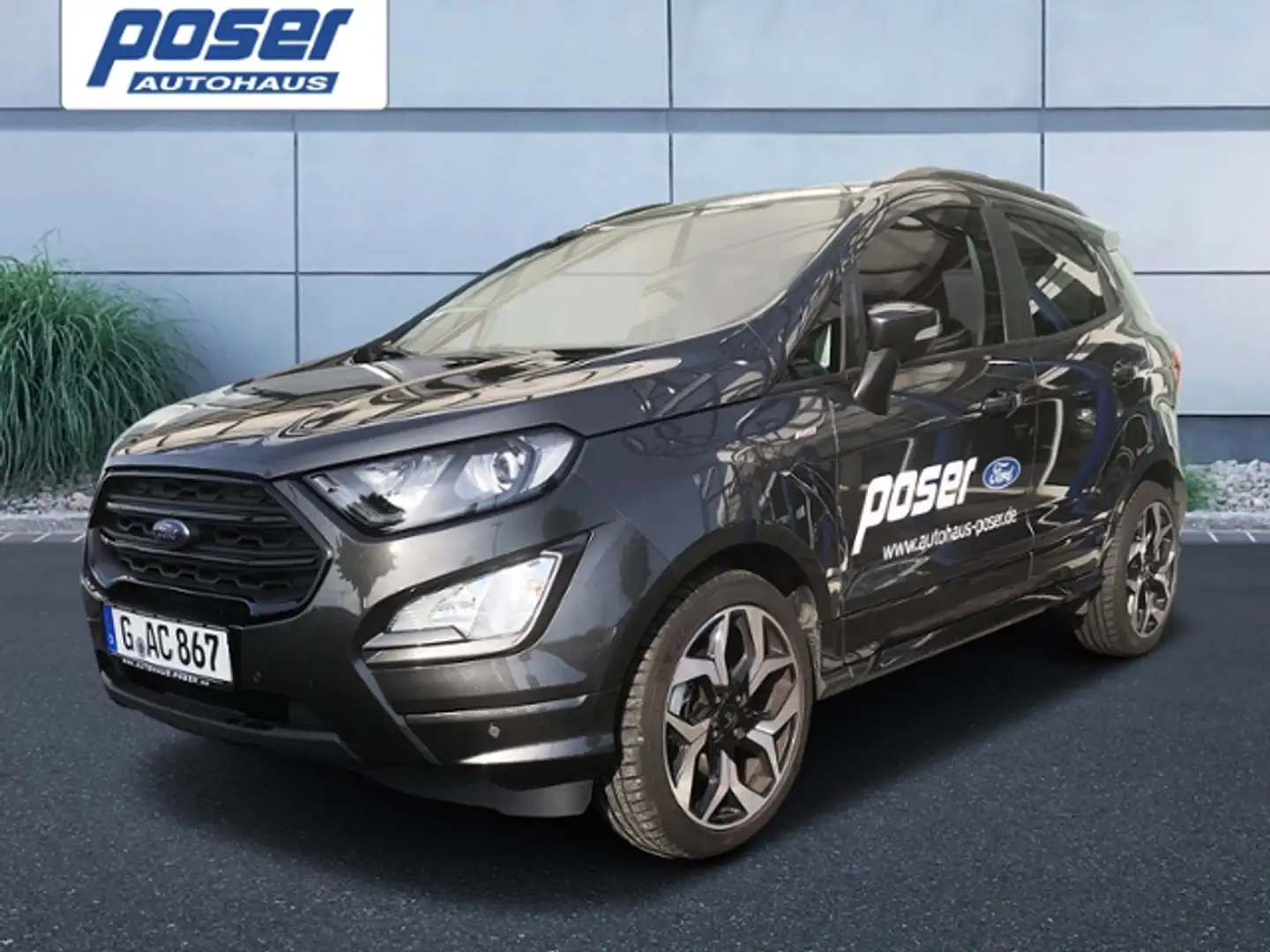 Ford EcoSport ST-Line 1.0 EcoBoost NAVI LED RFK Grau - 2