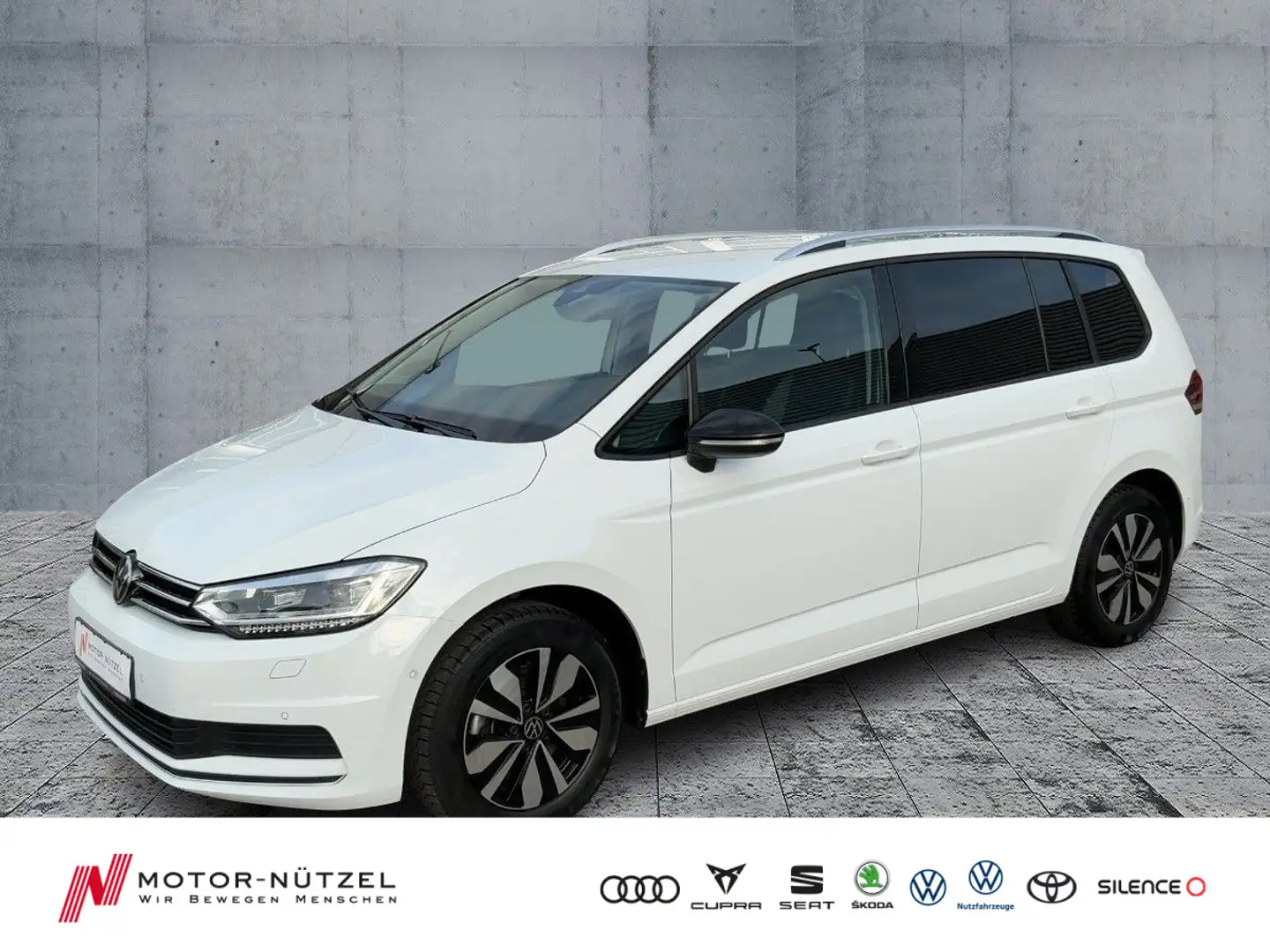 Volkswagen Touran 1.5 TSI DSG GOAL MATRIX+NAVI+AHK+ACC+7SI Weiß - 1