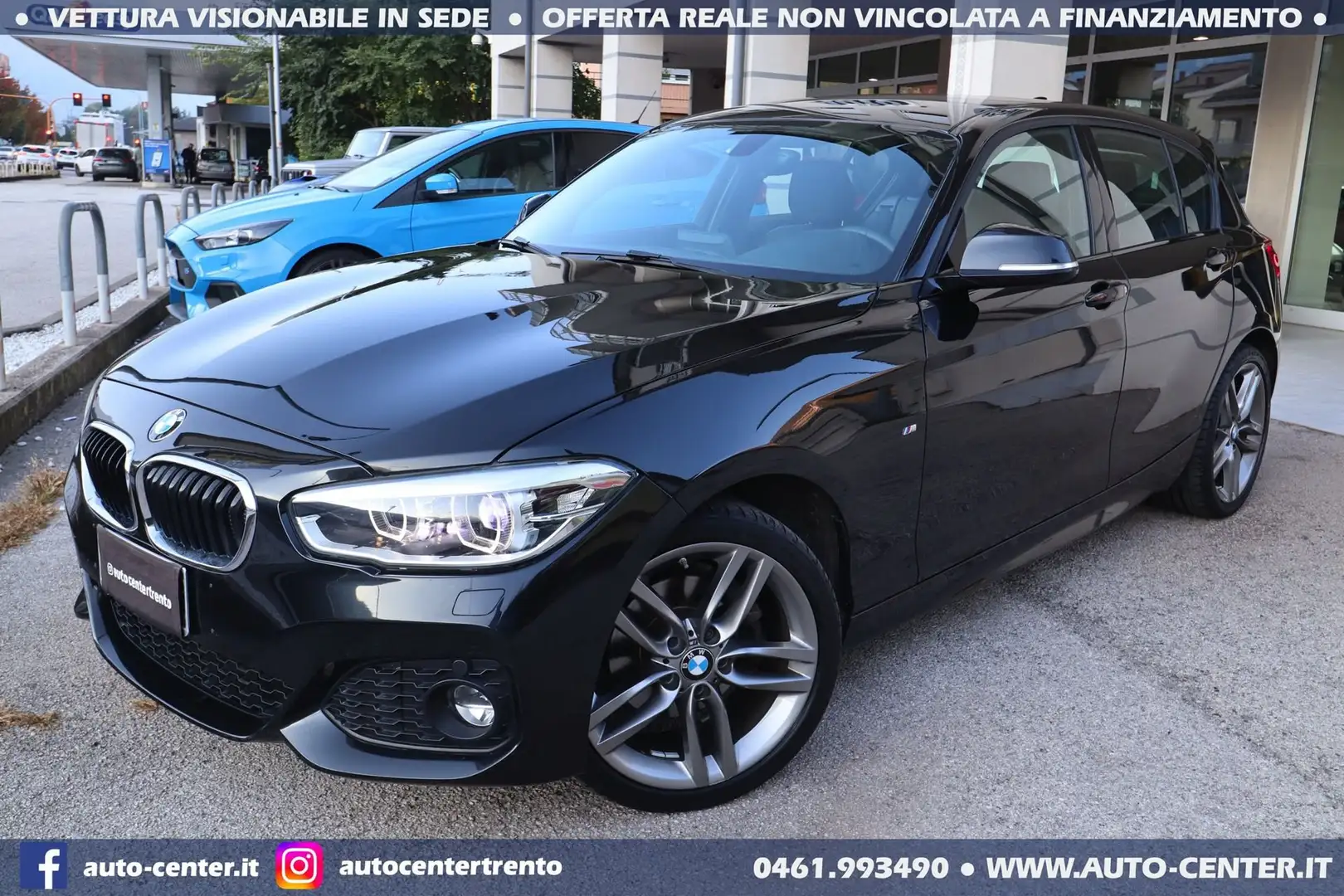 BMW 120 120d Aut xDrive 5p Msport M-sport Schwarz - 2