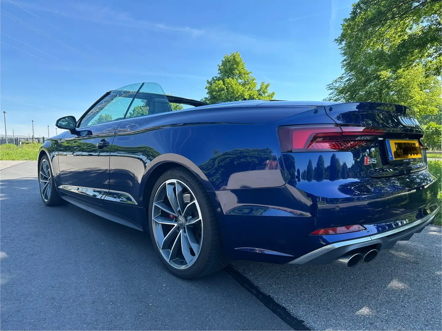Audi S5 Cabrio 3.0 TFSI quattro tiptronic Bleu - 2