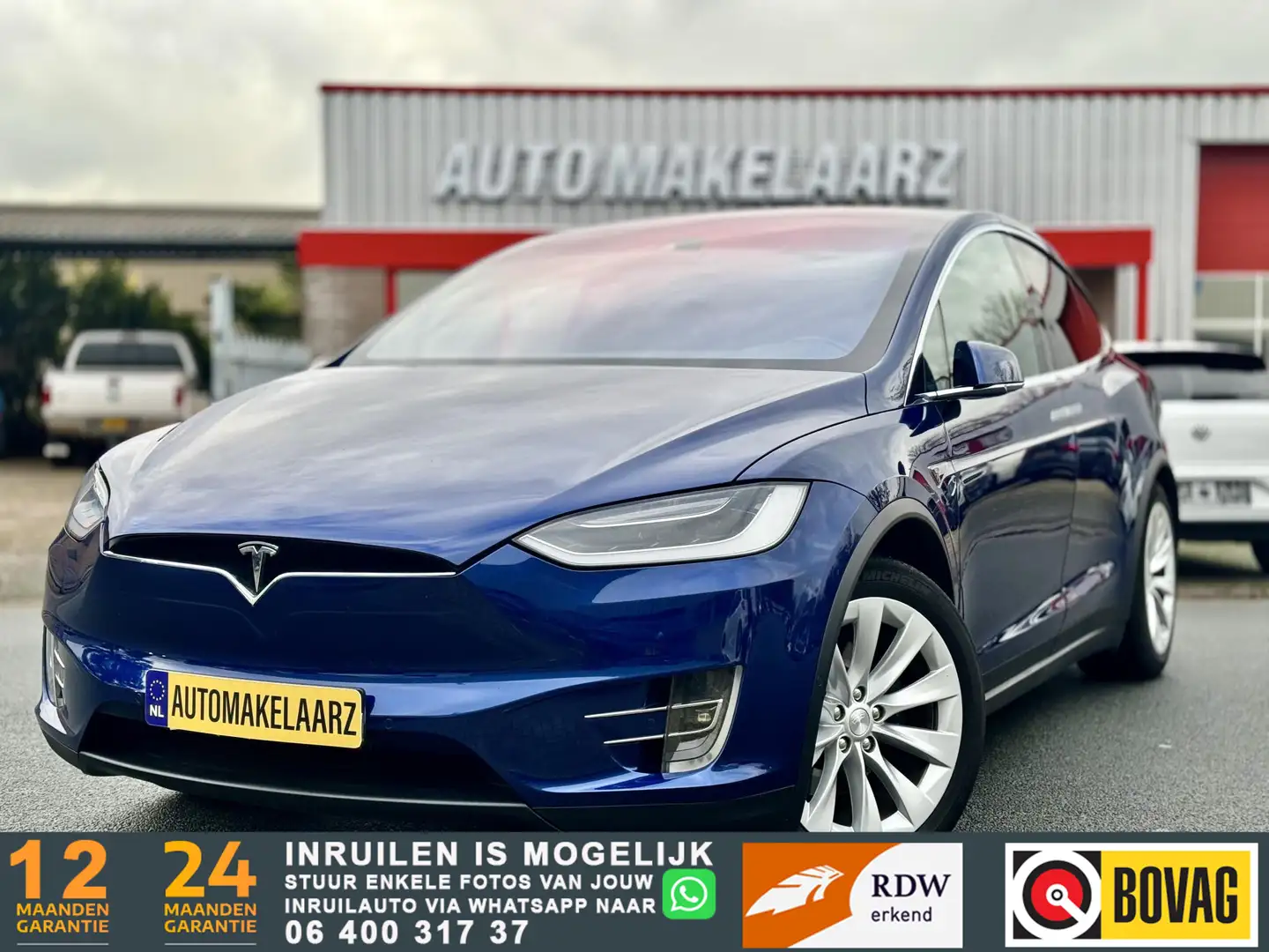 Tesla Model X 90D 6p FREE SUPERCHARGER SC001 gratis laden Azul - 1