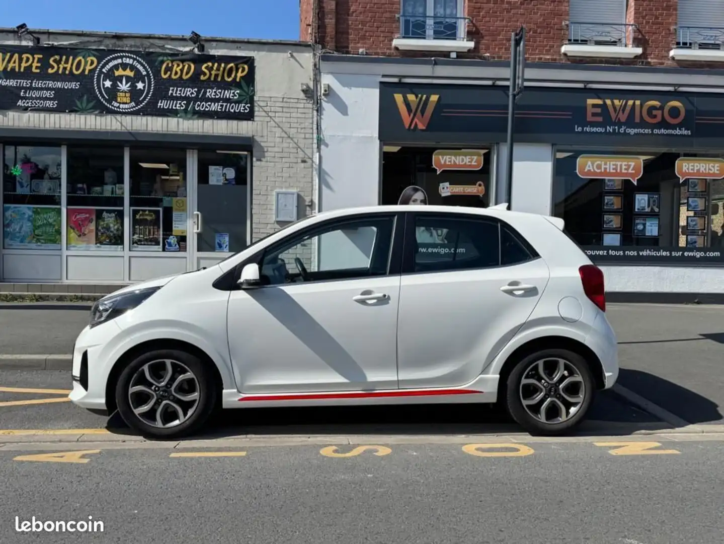 Kia Picanto 1.2 85 GT LINE Blanc - 2