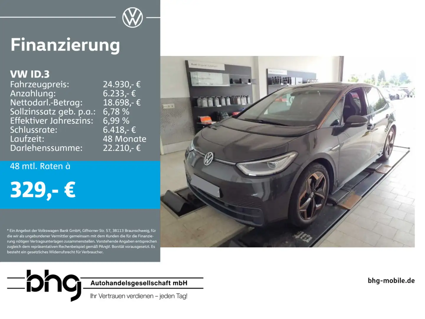Volkswagen ID.3 Pro Performance  h Autom. Grau - 1