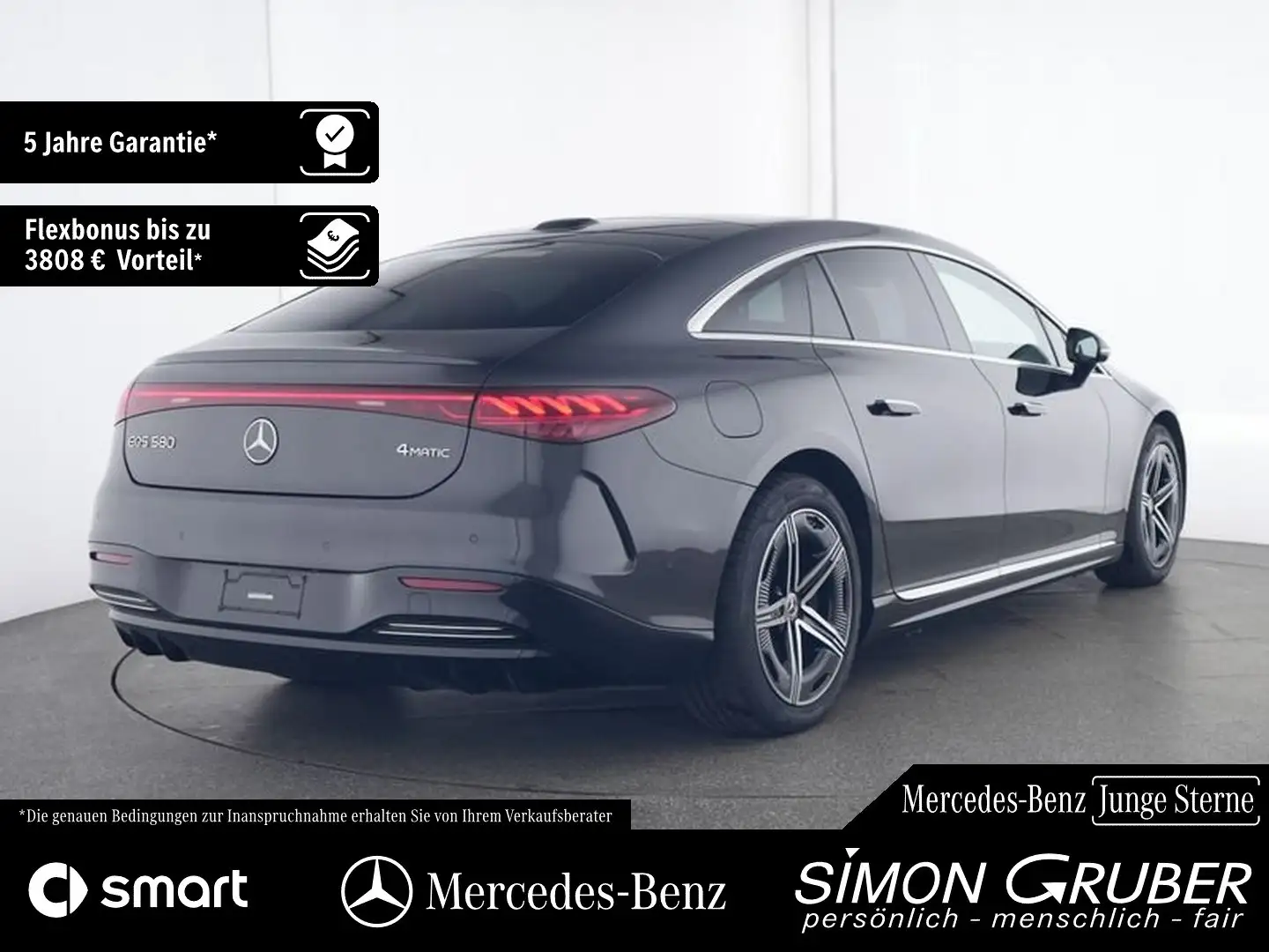 Mercedes-Benz EQS 580 4M AMG DrivePilot TV Mod 2025 118 Kwh Grau - 2