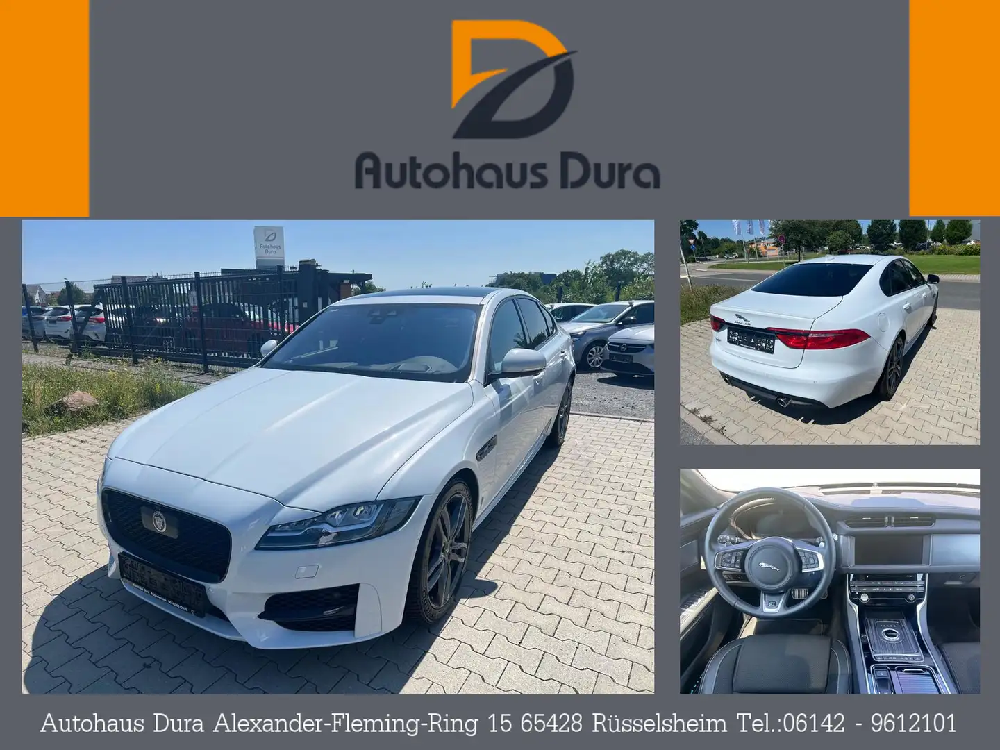 Jaguar XF 30d R-Sport Limo Aut. Navi+Leder+Panorama+Shz Blanc - 1
