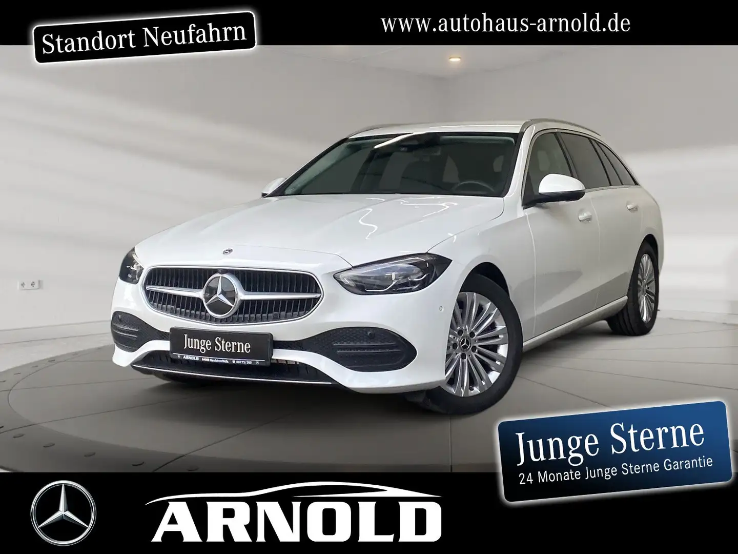 Mercedes-Benz C 200 C 200 T Avantgarde AHK 360° el-Klappe LED Navi ! Weiß - 1