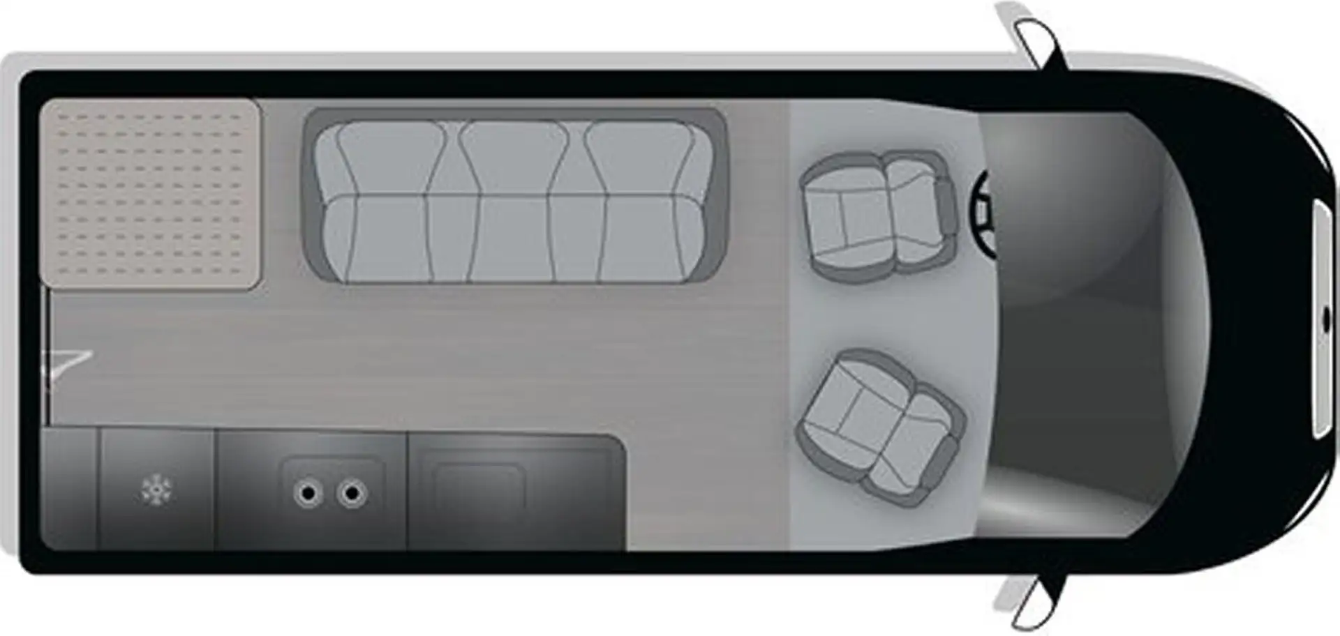 Crosscamp CV 541 Fiat Ideal für Ein/Zwei Abenteurer Weiß - 2