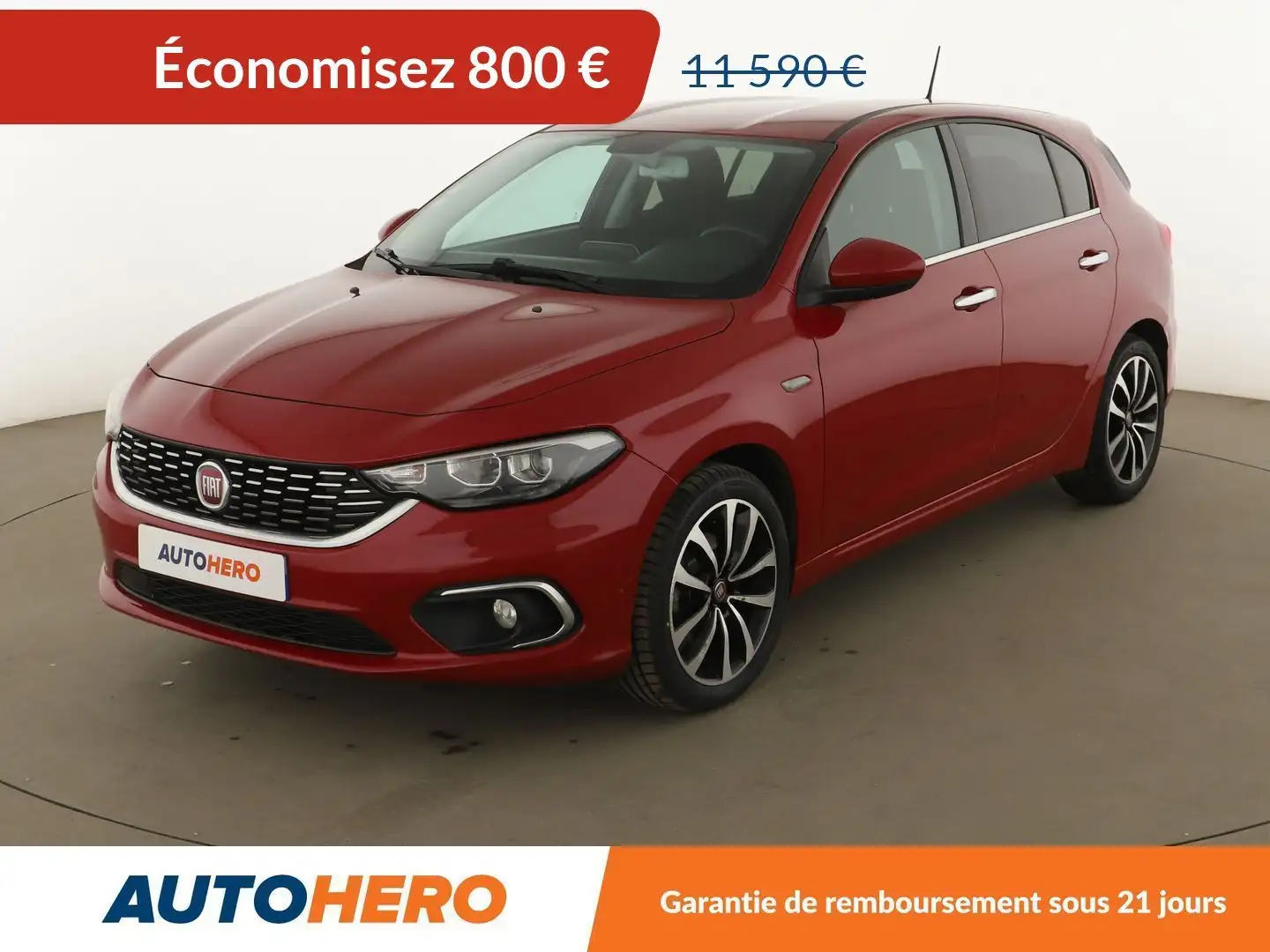 Fiat Tipo 1.6 MultiJet Lounge Rouge - 1