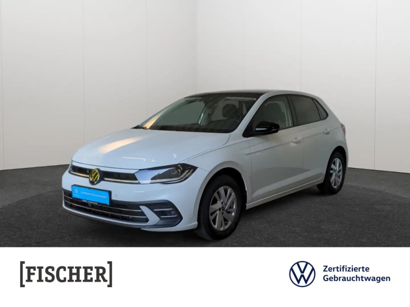 Volkswagen Polo 1.0TSI DSG Style Matrix Navi Rear View ACC Carplay Weiß - 1
