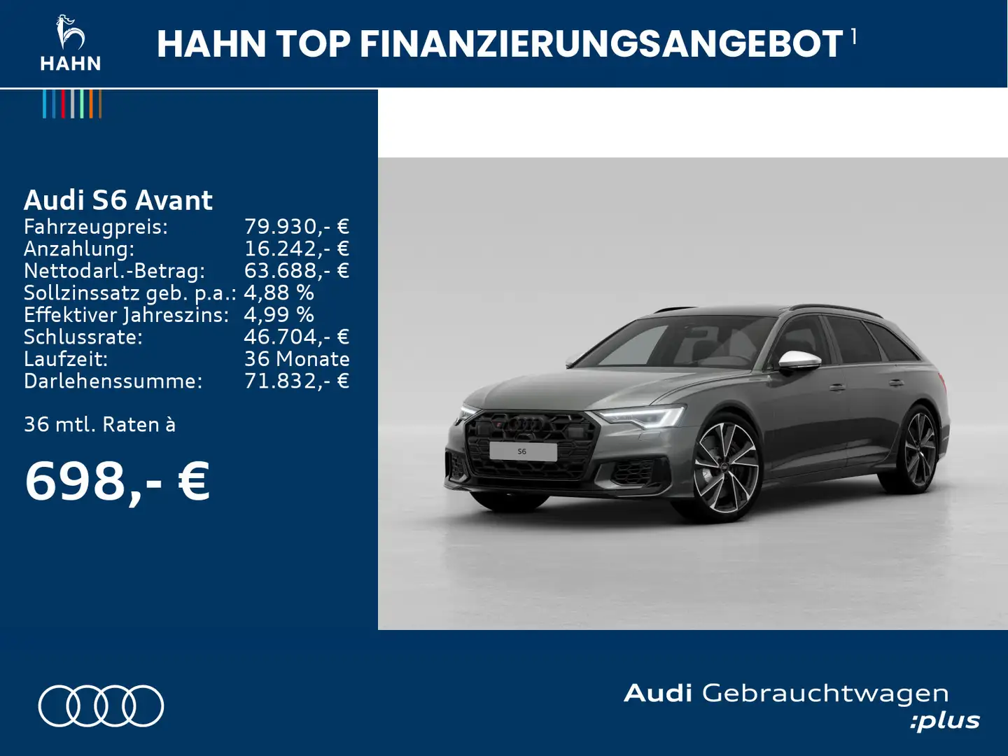 Audi S6 TDI quattro HUD Matrix Pano Virtual Led Gris - 2