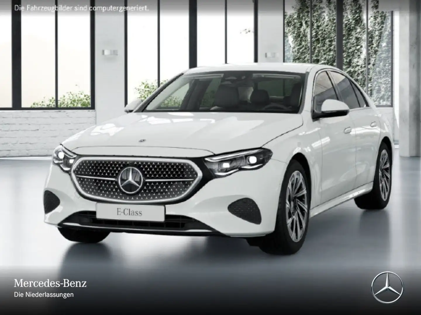 Mercedes-Benz E 300 e Hybrid Avantgarde 360° Distr. AHK PTS 9G Blanc - 2