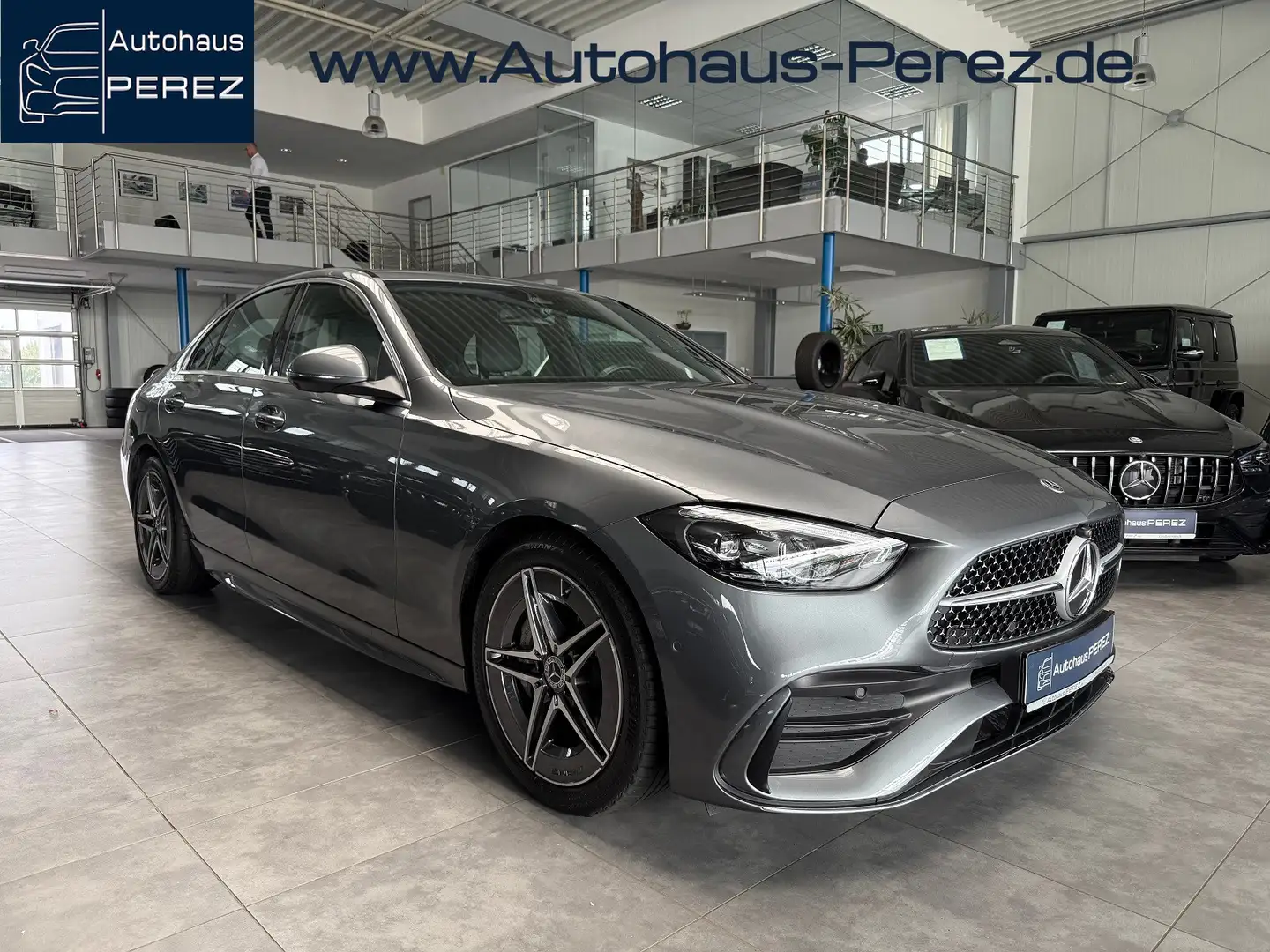 Mercedes-Benz C 300 d 4M AMG DISTRONIC-360°-WINTER-MEMORY Gris - 1