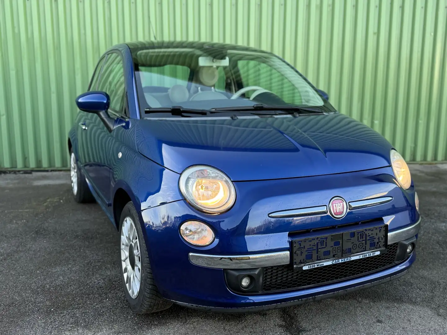 Fiat 500 Lounge Blau - 1