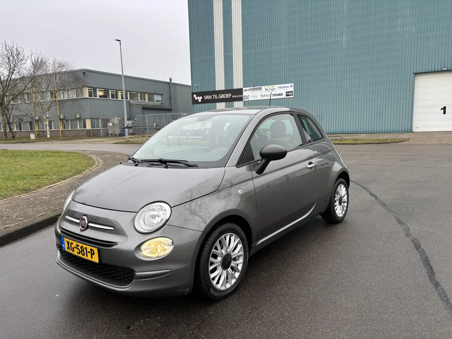 Fiat 500 0.9i TwinAir Turbo Popstar 81 PK Zuinige en zeer m Grau - 1