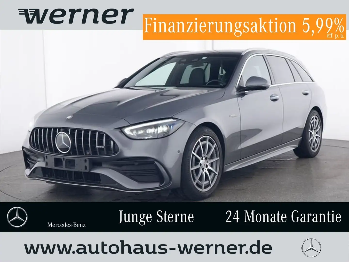 Mercedes-Benz C 43 AMG Mercedes-AMG C 43 T 4M PREMIUM AHK PANO FAP AHK Grau - 1
