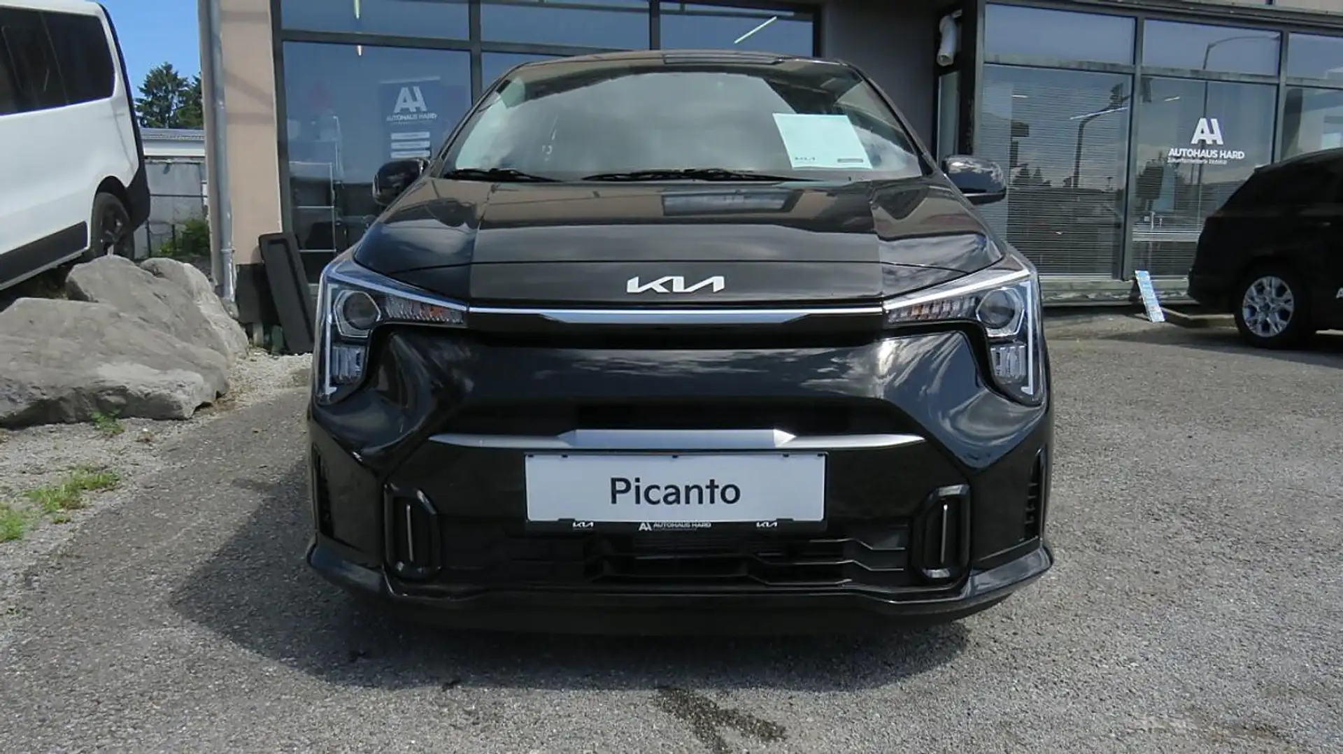 Kia Picanto 1,0 GDI Silber AMT5 Schwarz - 2