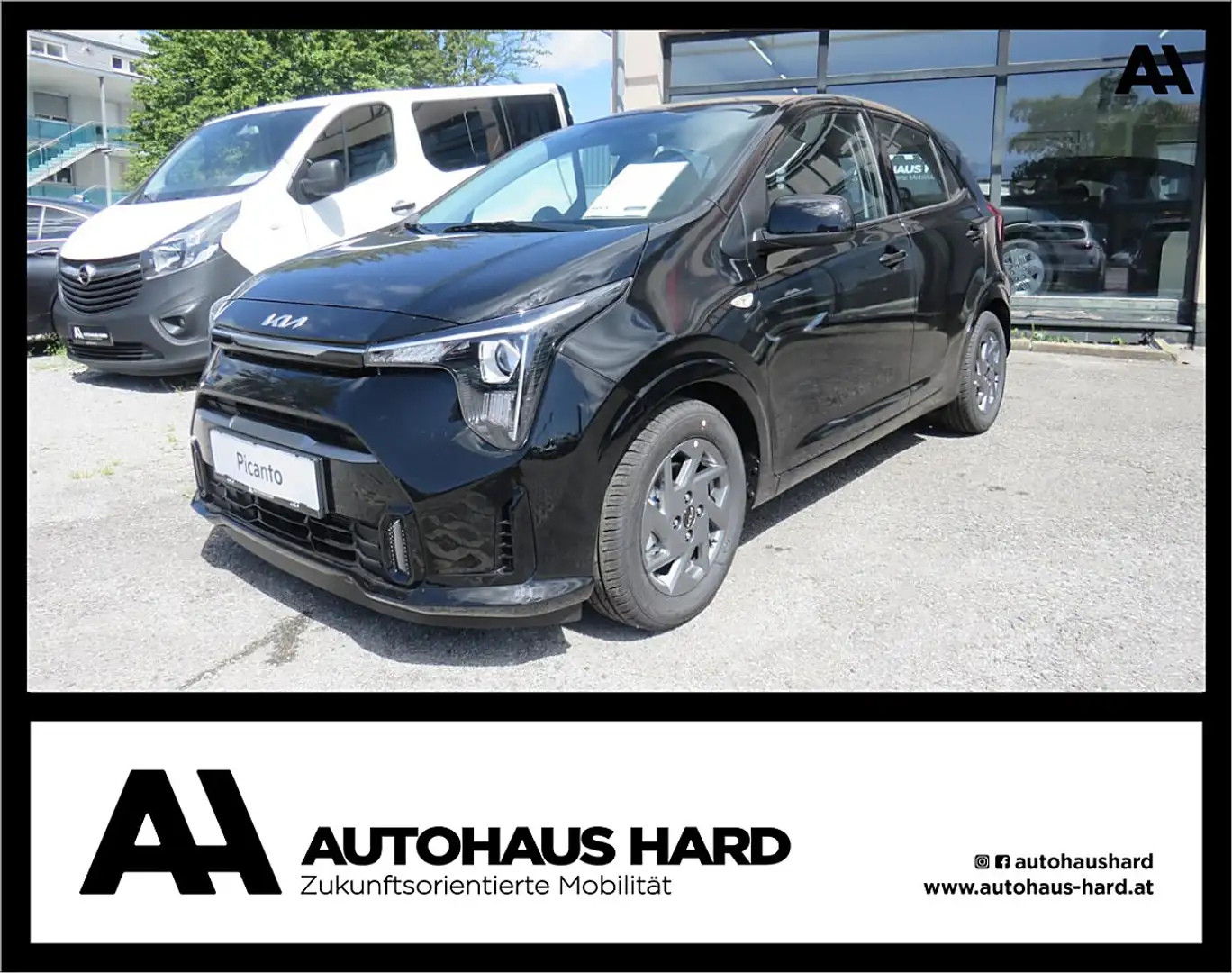 Kia Picanto 1,0 GDI Silber AMT5 Schwarz - 1