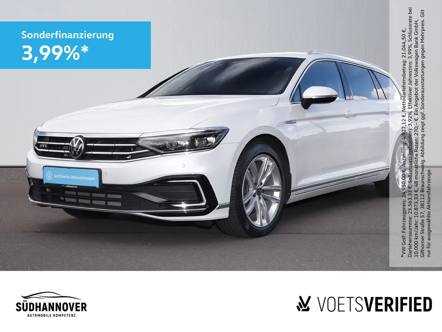 Volkswagen Passat Variant GTE 1.4 TSI DSG AHK+NAVI+STANDH. Wit - 1