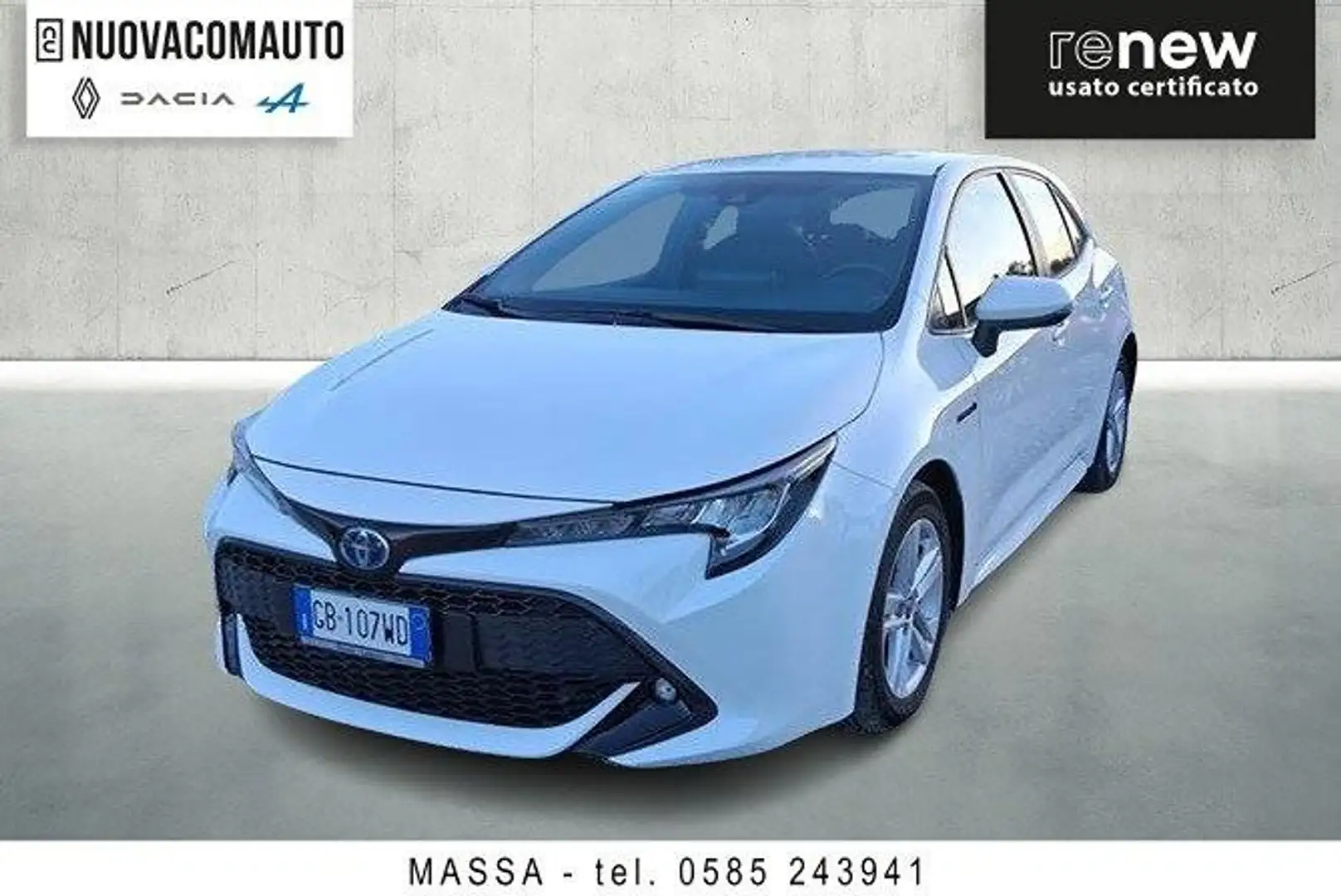 Toyota Corolla 1.8 hybrid Active cvt Bianco - 1
