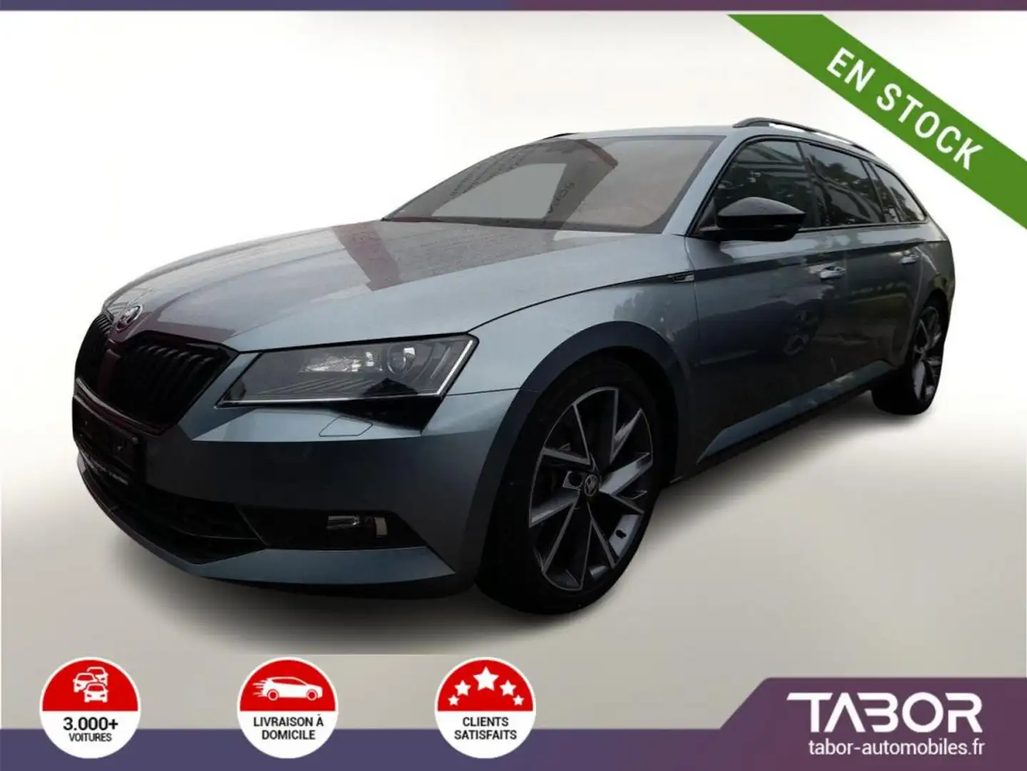Skoda Superb Combi 2.0 TSI 272 DSG 4x4 SportLin Gris - 1