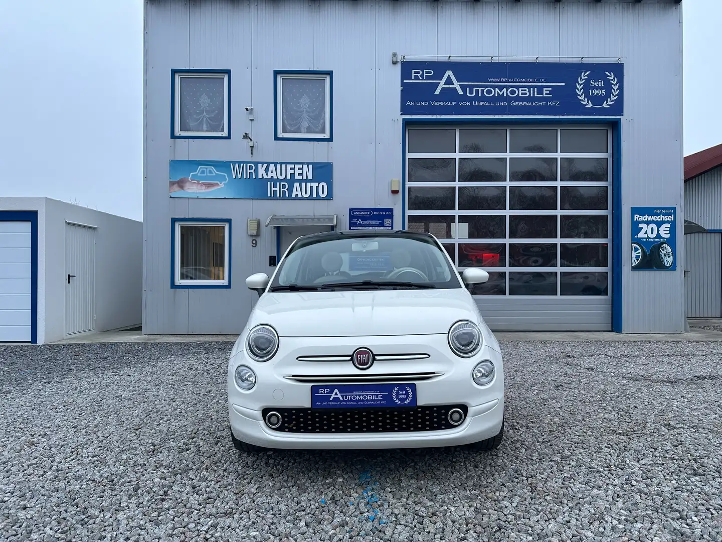 Fiat 500 Lounge 1.2 KLIMA PANORAMA-DACH TEMPOMAT Blanc - 2