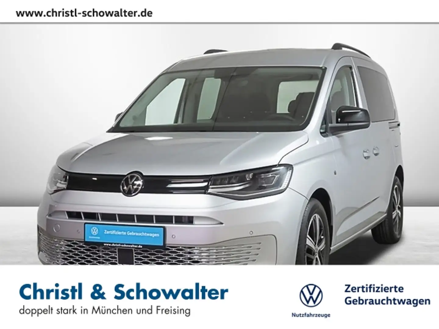 Volkswagen Caddy California 2.0 TDI DSG LED ACC STHZNG Argent - 1